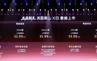 豪华合资置换首选！岚图泰山X8权益后售价28.29万起，时代精英只超越不抄袭